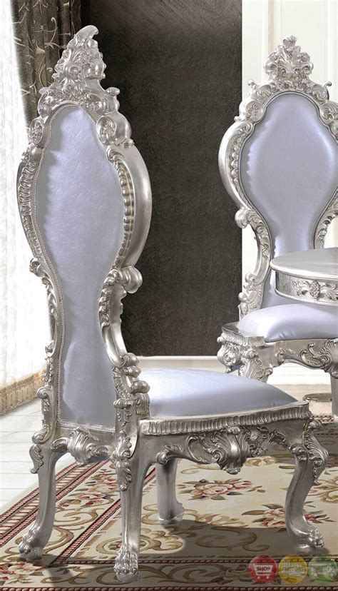 See some of our work. Formal Dining Room Table With Ornate Bonded Leather Chairs ...