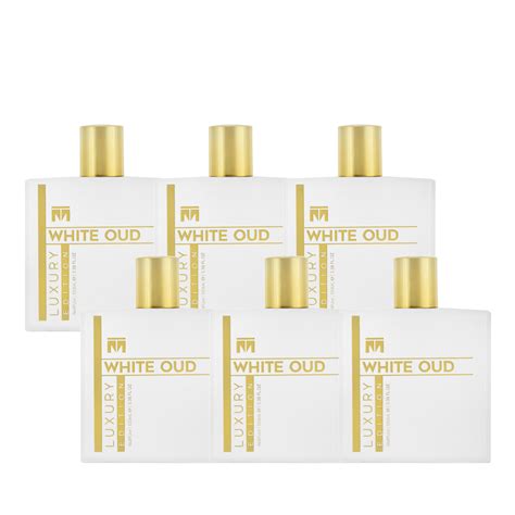 6 Pack White Oud Luxury Edition Parfum 100ml Dot Made