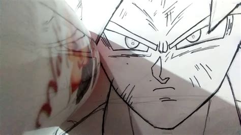 Drawing Goku Ultra Instinct Markaring In Shintani Style YouTube