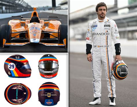 Fernando Alonso Indy 500 Livery Revealed Mclaren Unveil Retro Look Car