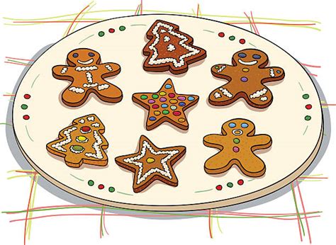 Any of these 85 christmas cookies will put you in the holiday spirit. Plate Of Cookies Illustrations, Royalty-Free Vector ...