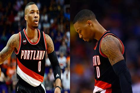 On june 22, 2013, damian lillard got the ink which consists of a heart through which the branches are expanding upside forming the word oakland along with the words 'heart of. Top Five best tattoos in the NBA — We Are Basket