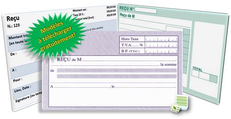 Modèle de reçu de paiement sur Excel gratuit Modèles Excel