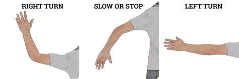 The Hand Signals For Driving Right Left Stop Video Zutobi