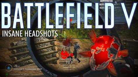 battlefield 5 insane headshots highlights 39 youtube