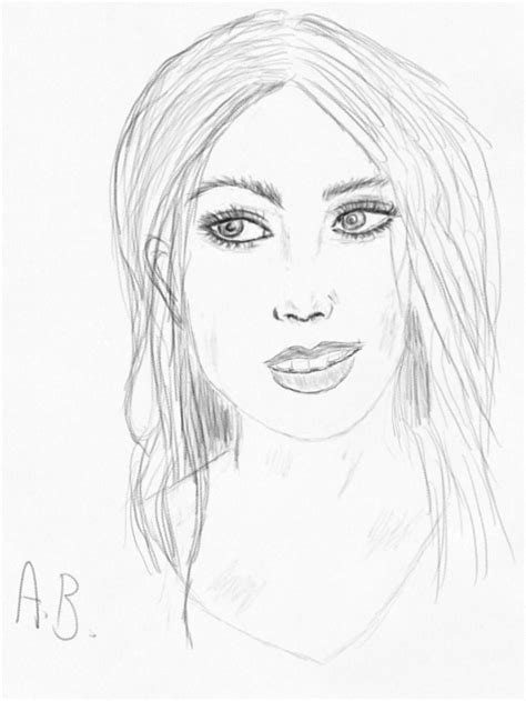 Girl Profile Drawing At Getdrawings Free Download