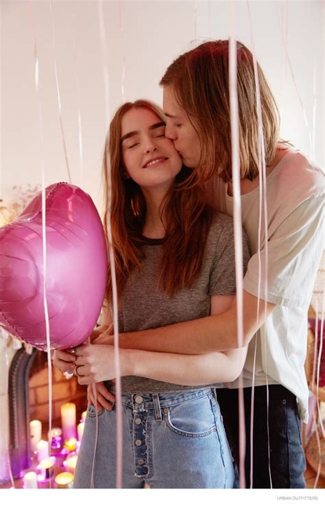 Ali Michael And Her Boyfriend Pose In Urban Outfitters Valentines Day