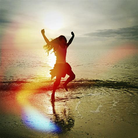 Girl Dancing On The Beach Photograph By Skip Nall Fine Art America