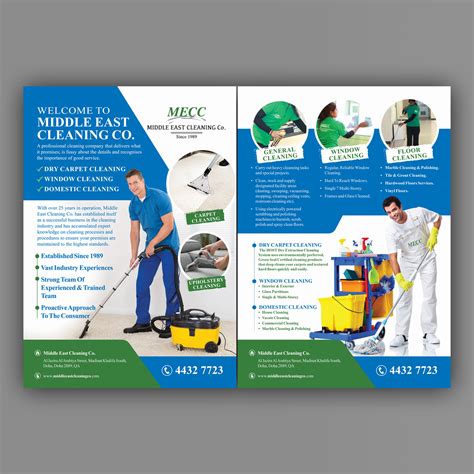 Elegant Playful Cleaning Service Flyer Design For A Company By