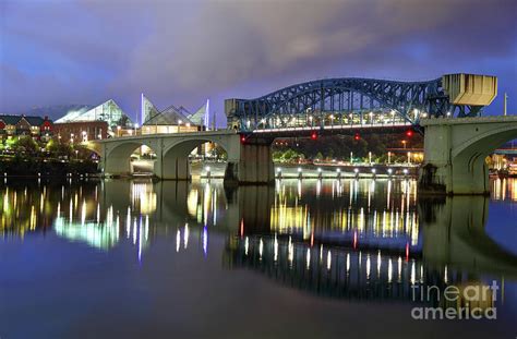 Market Street Bridge Chattanooga Photograph By Denis Tangney Jr Pixels