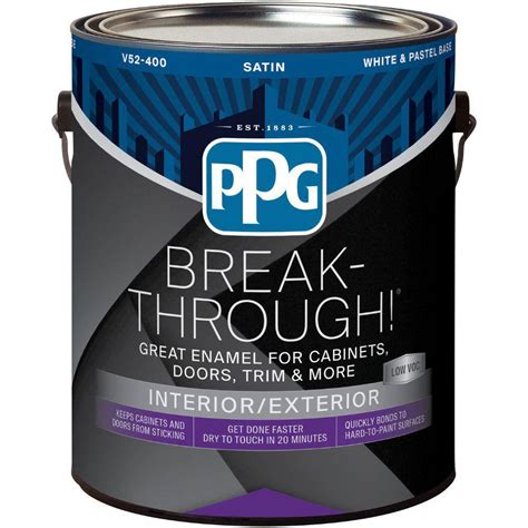 Break Through 1 Gal Ppg1025 1 Commercial White Satin Door Trim
