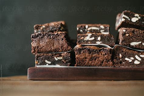 Chocolate Brownie By Stocksy Contributor Bruce And Rebecca Meissner Stocksy
