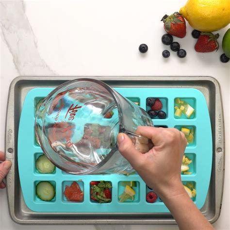 Add Exciting Flavor To Your Water With These Flavor Infused Ice Cubes