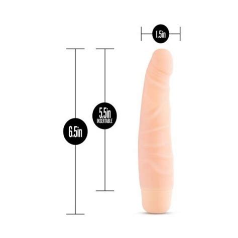 Silicone Willy Slim 65 Vibrating Dildo Vanilla Sex Toys At Adult