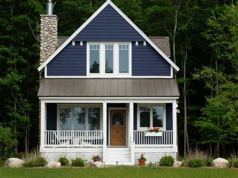Cool Summer Cottages Allow Us To Chill House Exterior Blue Cottage