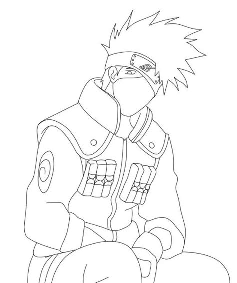Quando ainda bebê o monstro conhecido como a a raposa de nove caudas atacou a sua vila e matou diversos amigos de seus pais. Imágenes para colorear de Naruto Shippuden