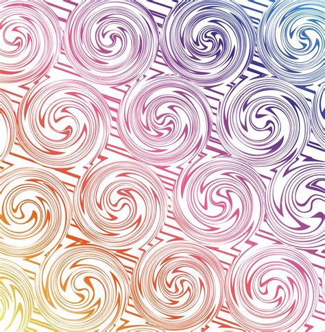 Swirling Hand Drawn Of Various Colors Background — Stock Vector