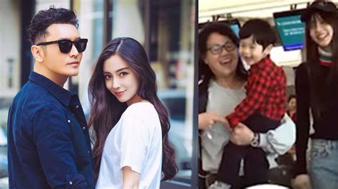 Baby is a very emotional person. Angelababy & Huang Xiaoming's Son Looks Just Like His Dad ...