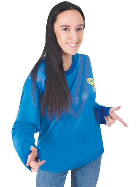 Blue Wiggle Adults Costume Shirt The Wiggles Costume Top For Adults