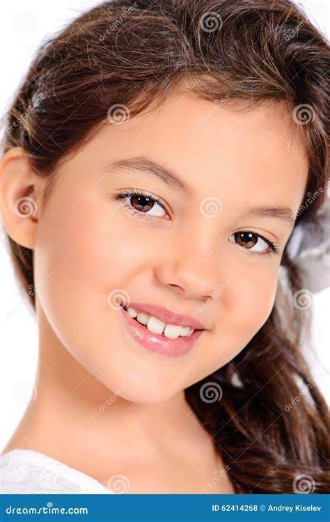 Charming Smile Stock Photo Image Of Elegant Eyes Beauty