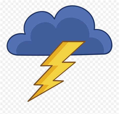 Lightning Clipart Clipart Image Of Thunder Emojigirl Lightning Emoji