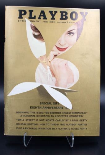 Playboy December 1961 Cover Kathy Douglas Playmate Lynn Karrol EBay