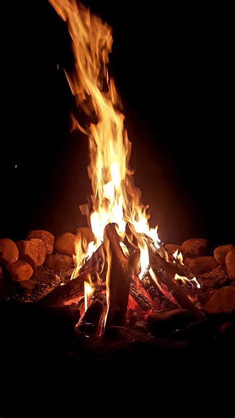 4k Free Download Good Ol Campfire California Camping Fire Hd