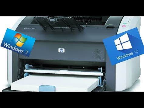 Every major update that microsoft releases for windows 10 (which happens twice a year). How to install HP Laserjet 1010 on Windows 7 to 10 Works ...