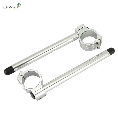 Universal Mm Cnc Mm Fork Tube Silver Riser Clip On Ons Handle