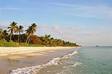 View Along Naples Beach From The Sea By Ntzolov