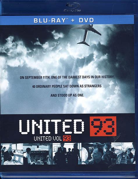 United 93 Bilingual Blu Ray Dvd Digital Copy Blu Ray