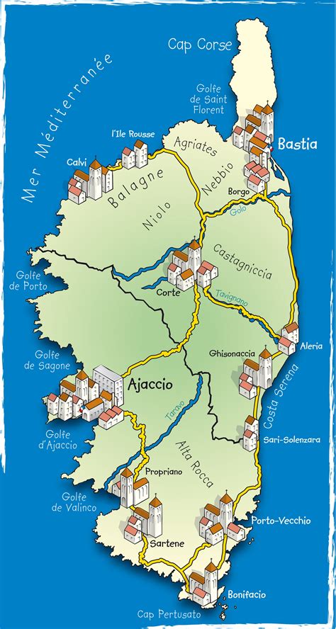 Map Of Corsica Map Of Corsica France Lifecoach