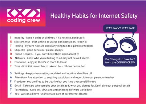 Our Top Tips For Internet Safety Coding Crew