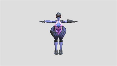commission chamoy20 widowmaker thicc download free 3d model by tomascolt12 [1faa0c7] sketchfab