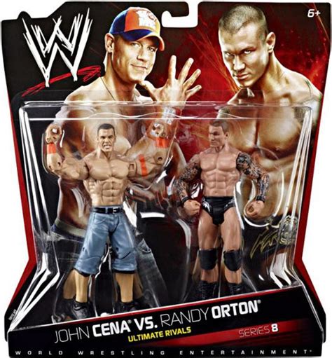 Wwe Wrestling Series 8 Randy Orton Vs John Cena Action Figure 2 Pack