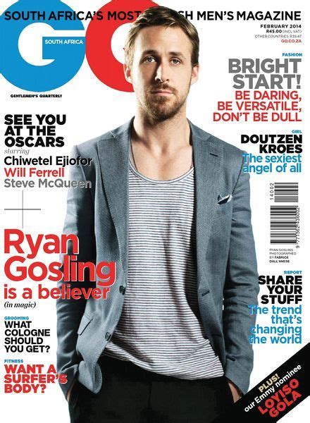נя§Ήά∂ Gq Ryan Gosling Gq Magazine Covers