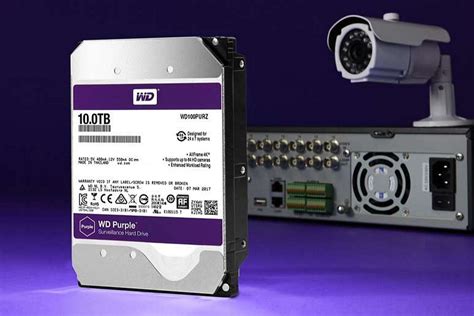 Disco Duro Interno Para Vigilancia 10tb Western Digital Purple