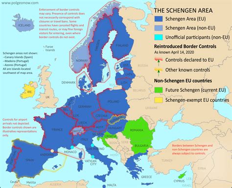 Schengen Border Controls In The Time Of Coronavirus April 14 2020