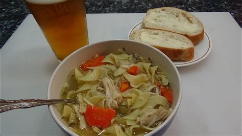 homemade chicken noodle soup youtube