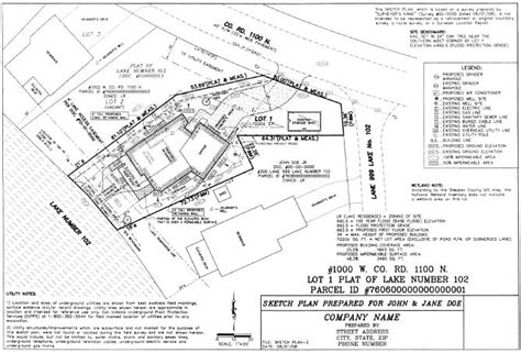 Steuben County Plan Commission Sample Sketch Plan