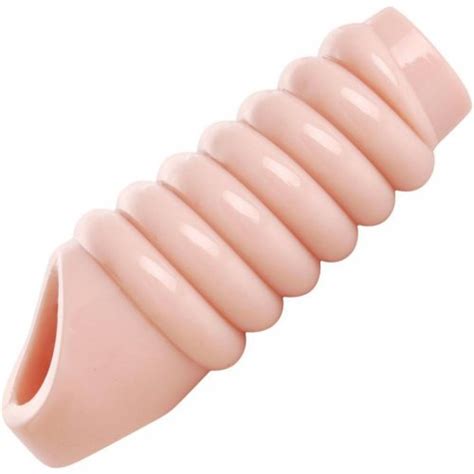 Size Matters Ribbed Penis Enhancer Sheath Sex Toys Adult