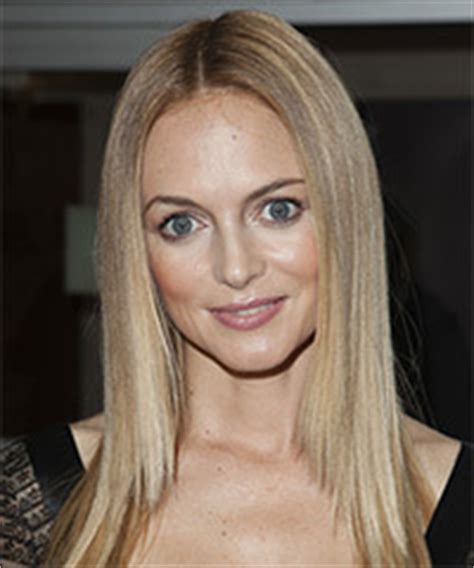 Heather Graham Long Straight Ash Blonde Hairstyle