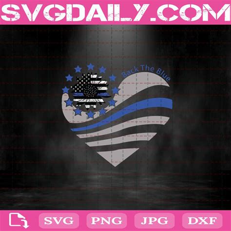 Back The Blue Svg Daily Free Premium Svg Files