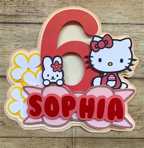Hello Kitty Baby Shower Cake Topper Edible Cake Toppe