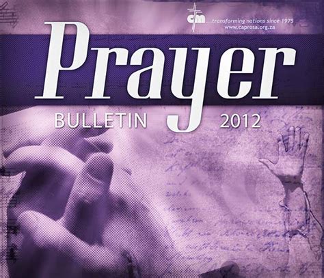 February 2012 Prayer Bulletin Chims Write Christian Devotionals On