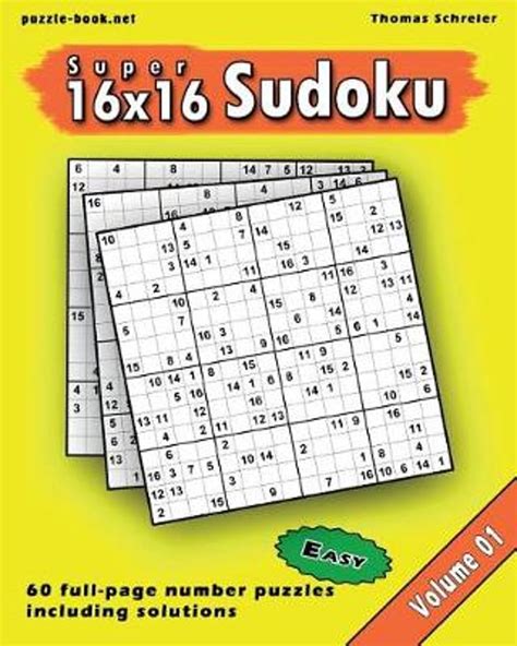 Printable Super Sudoku 16x16 Sudoku Printable