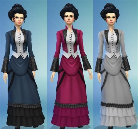 Theninthwavesims The Sims 4 Unlocked Victorian Outfit From Get Famous