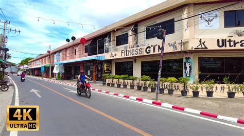 K Koh Samui Lamai Walking Street Walking Tour In The Morning Streets Of Thailand YouTube