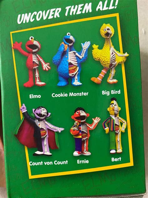 Mighty Jaxx Sesame Street 芝麻街 半解剖 Elmo Cookie Monster 玩具 And 遊戲類 玩具 Carousell