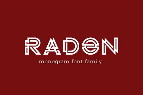 100 free fonts you should be using. RADON monogram logo FONT ~ Fonts ~ Creative Market